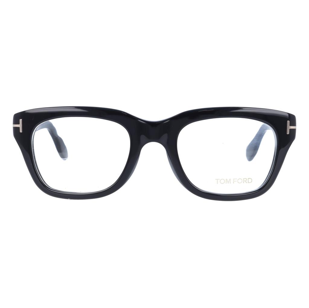 Tom Ford FT5178F 001 51 001 Asian for Men and Women Demo Eyeglasses, (TF5178F 51) Frame, Fit, Non-Prescription, (Genuine Lenses)