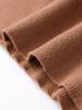 Spring 2026 European & American Style Women's Long Sleeve Round Neck Patchwork Knitwear