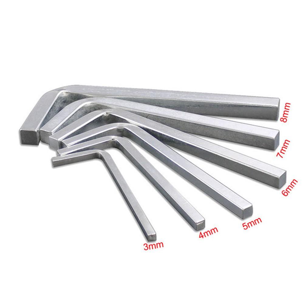 L  for Shape Square Head Wrench Square Key 4 Point Wrench Screwdriver Set 3-10mm