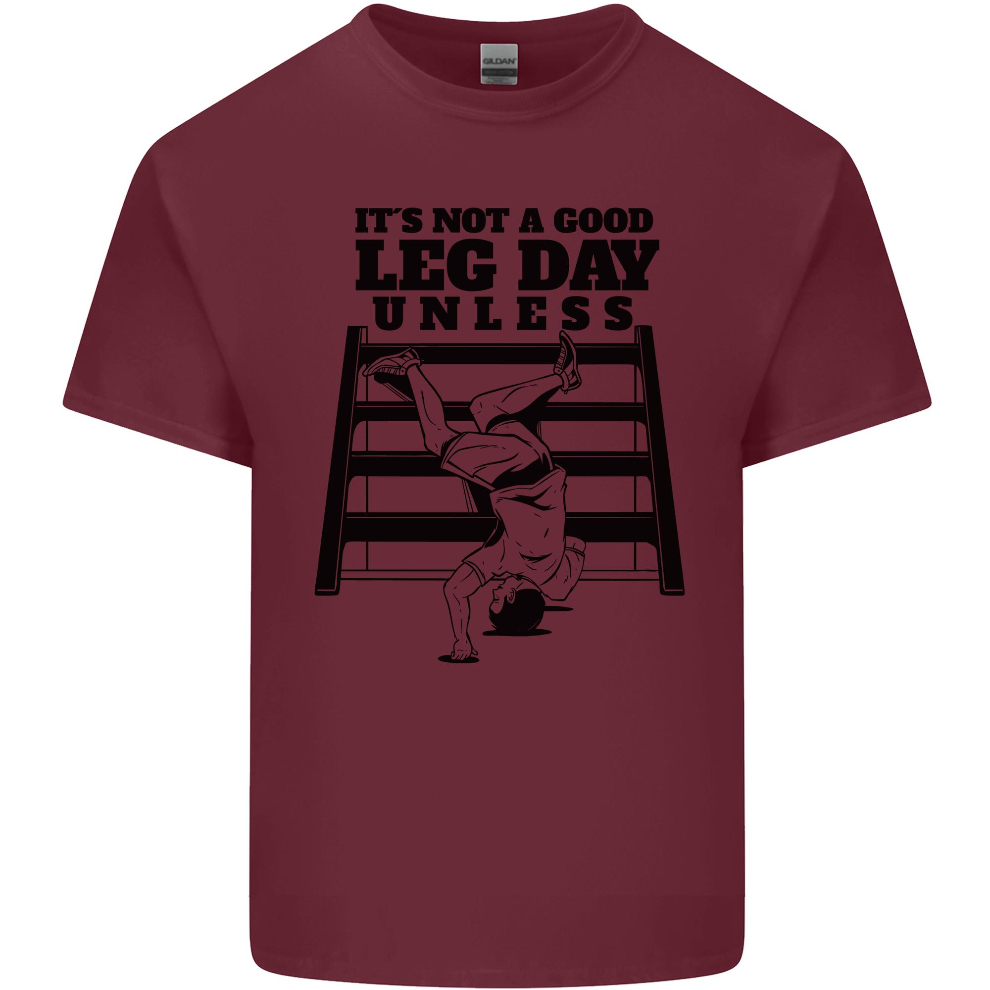 Leg Day Funny Bodybuilding Gym Training Unisexs Light Cotton TShirt S