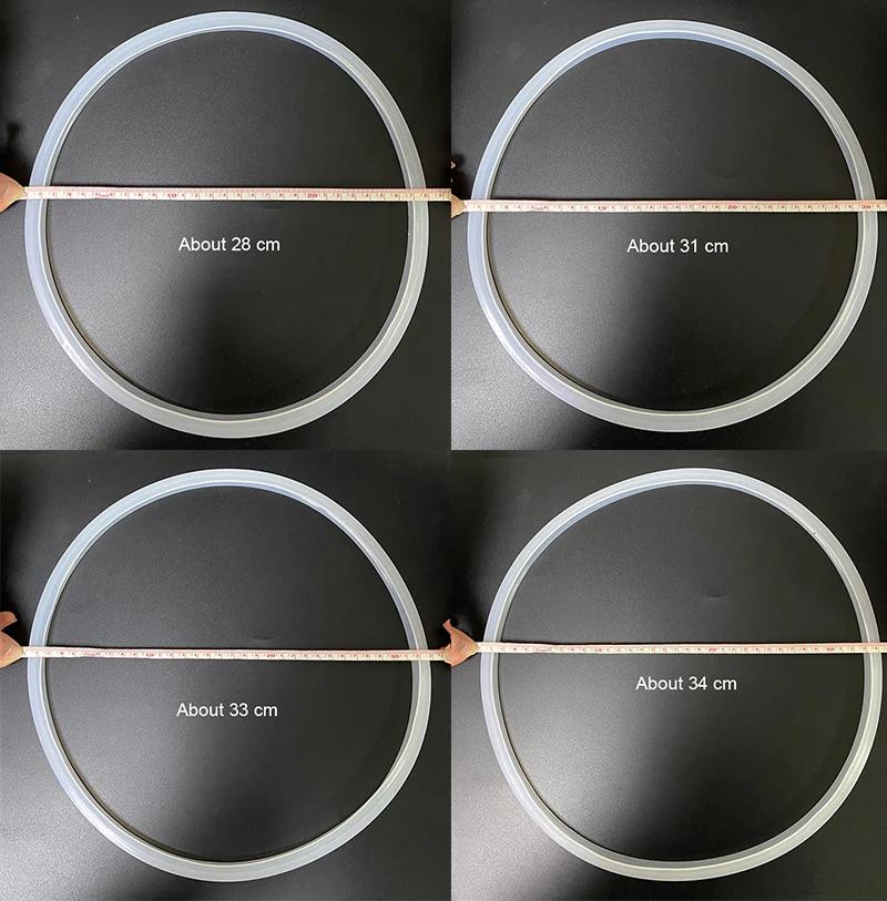 YOMDID Pressure Cooker Silicone Sealing Ring High Temperature Resistant Silicone Rubber Ring Kitchen Pressure Cooker Accessories