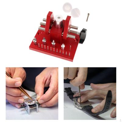 Conjunto de ferramentas para reparo de relojoeiro, abridor de tampa traseira de relógio, removedor de bancada