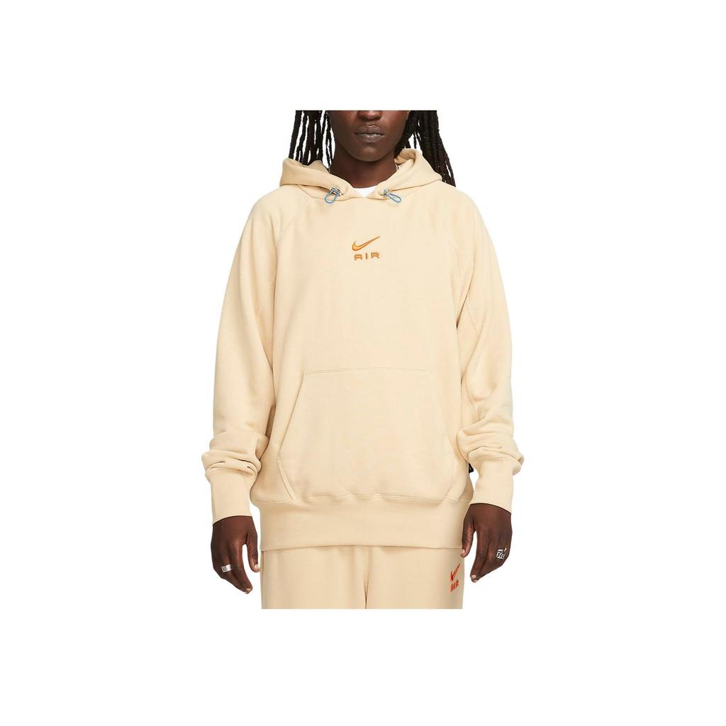 Nike Solid Color Pocket Hoodie With Long Sleeves Men Tops Yellow DV9778-252