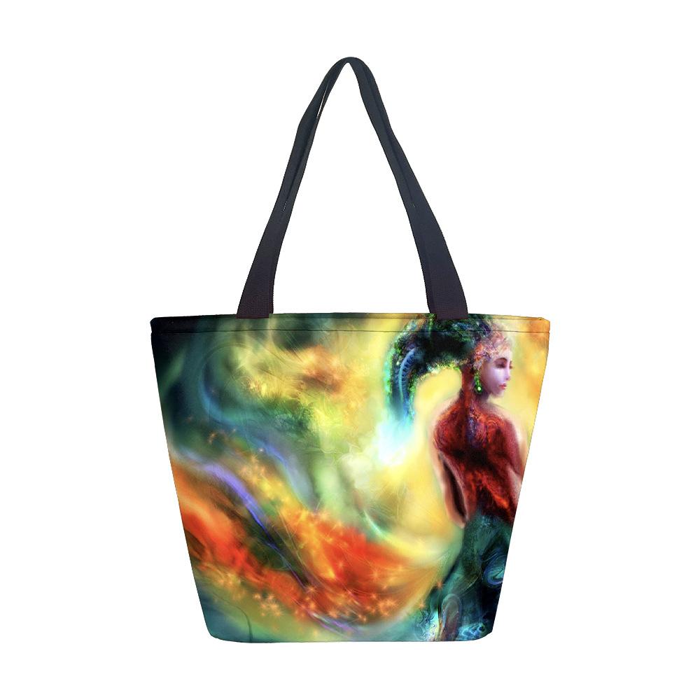 Women's Handbag No Theme Girl Shoulder Bag Printed Canvas Bag Fashion Trend Large Capacity Tote Bag
