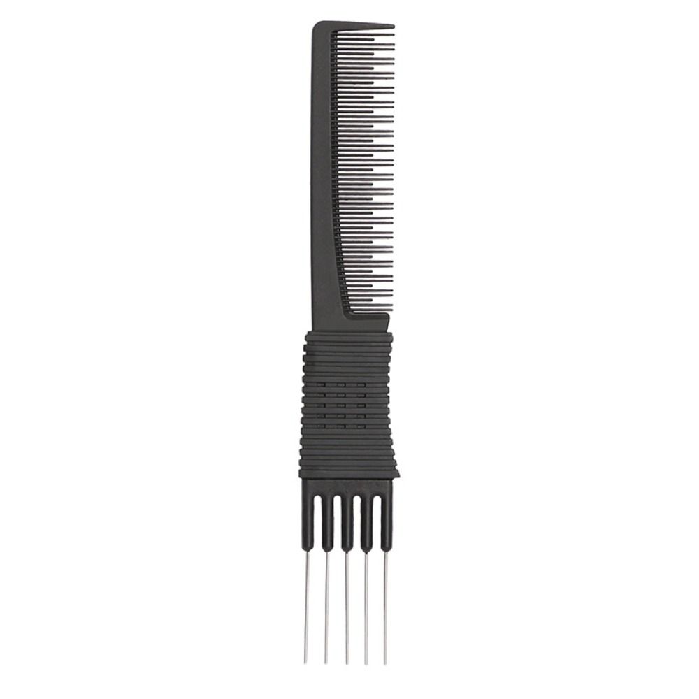 Anti-slip Pointed Tail Comb Anti-Static Five Teeth Hair Comb Pro Hairdressing Combs