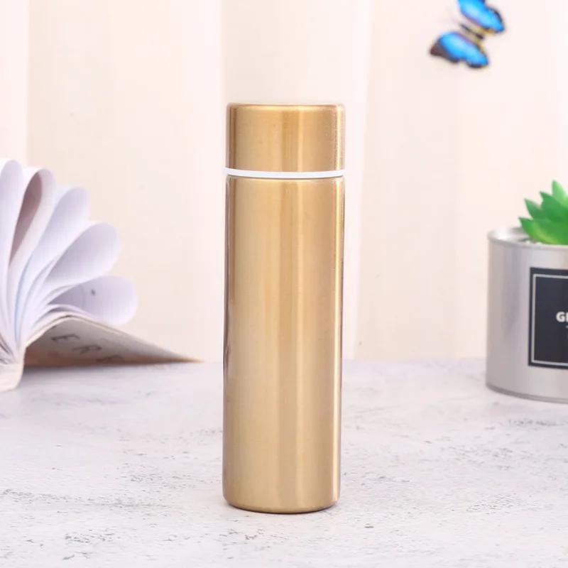 130ML Portable Pocket Thermos Bottle Stainless Steel Mini Thermal Water Bottle Insulated Flask Cup Outdoor Camping Drinkware