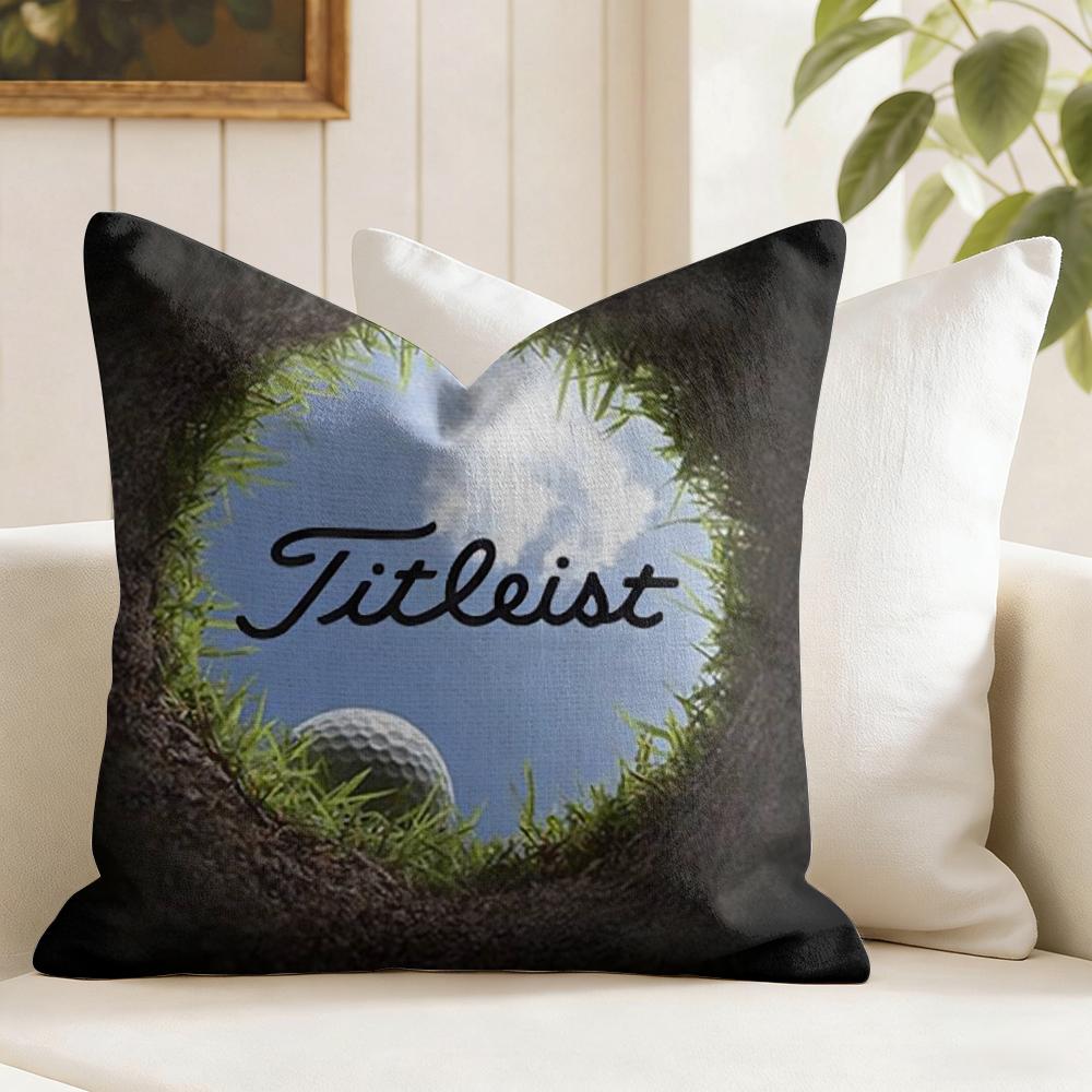 Merk TtTitleist Kussenhoes Eco Linnen Kussensloop Dubbelzijdige Print Ademend Duurzaam Rits Woondecoratie Cadeau