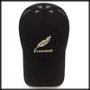 UV CZA010 [White Fang] Hat, Casual, Embroidered, Cap, Outdoor, Protection, Casual, Men's, Women's, (Black)