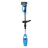Cordless Leaf Blower 520 CFM 21V Electric Battery Powered Portable Foldable Cleaner for Lawn Patio Snow Blowing Blue US