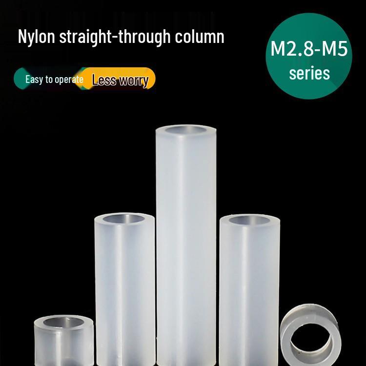 Nylon Insulating Spacer M4M5 Round Riser for LED Lamps and PCB Support