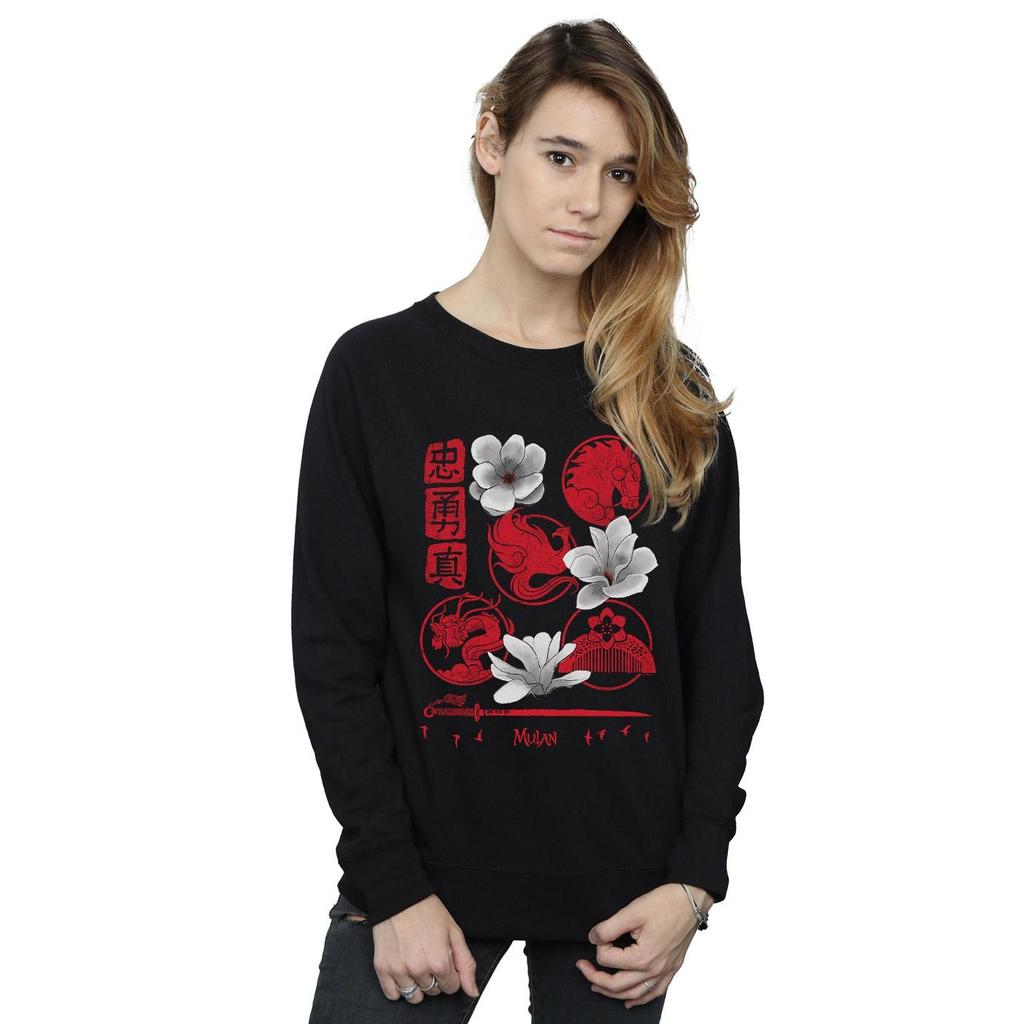 Disney Womens/Ladies Mulan Movie Icons Sweatshirt