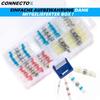 CONNECTOX Set Conectori Lipire Conectori Termocontractabili Tub Cablu Impermeabil 50 Bucăți