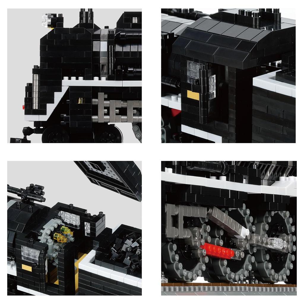 Kawada Nanoblock Steam Locomotive Deluxe Edition 7 X 42 X 21cm Ages Interior Hobby NB-062 12+ NB-062