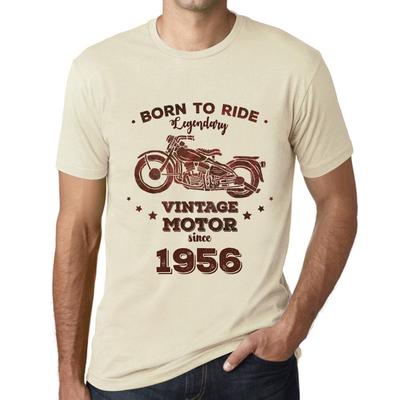 Pánské tričko Vintage tričko s grafikou Easy Rider od roku 1956 Natural