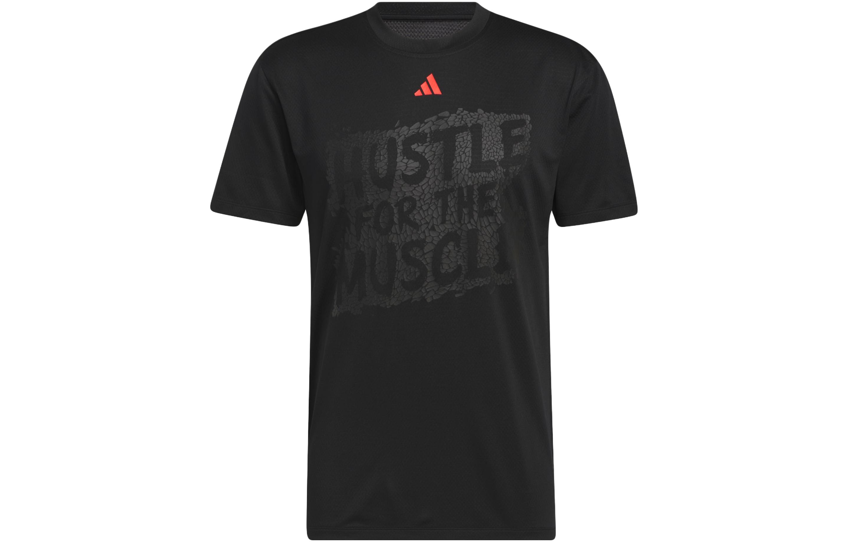 Adidas AEROREADY T Shirts Men s Black Crew Neck Moderate Straight Fit HT3016 M