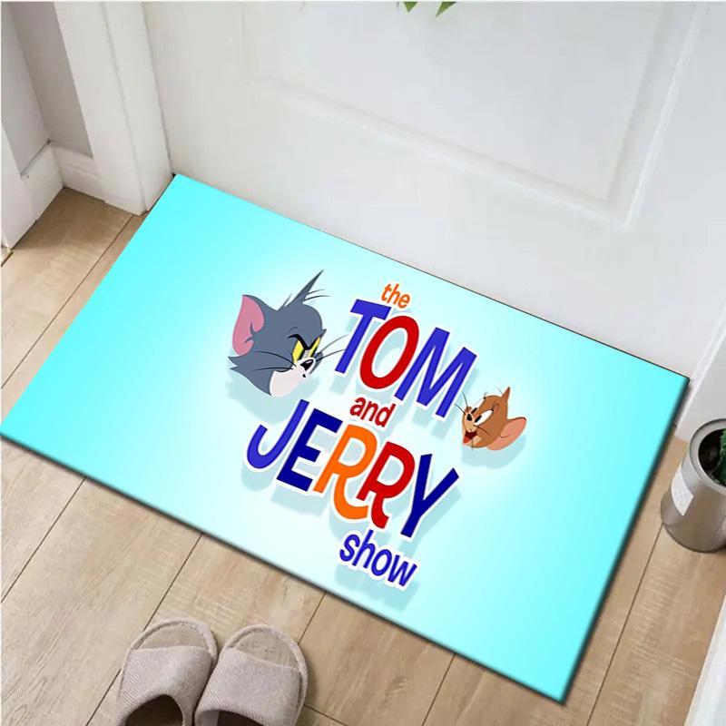 

1pc Office Carpet Chair Mats Tom Jerry Show Perfect for Office Chairs, Living Rooms, Or Bedrooms,Polyester Carpet.HDT199 60cm by 90cm