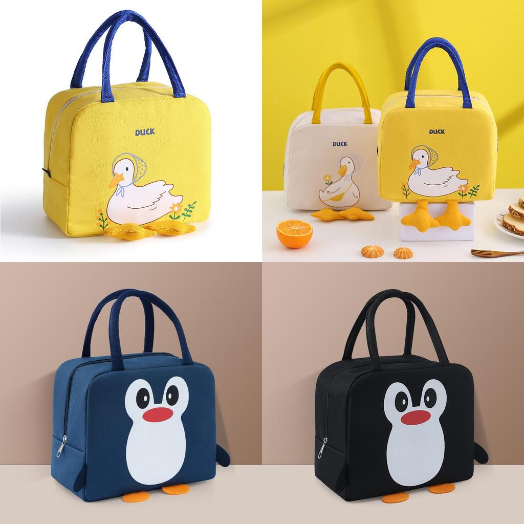 Modern Minimalist Style Lunch Box Insulated Bag Bento Bag Storage Bag For Work School Outdoor