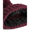 Unsiex Adults Cable Knit Melange Beanie
