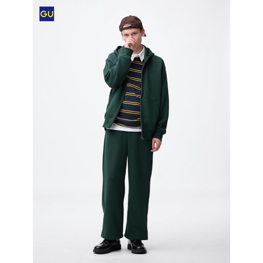 Uniqlo Gu Heavy Weight Sweatshirt Wide Straight Pants