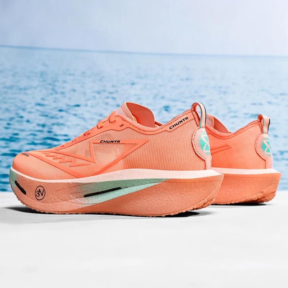 

Чоловічі спортивні кросівки для бігу Повсякденні марафонські дихаючі легкі жіночі зручні спортивні нековзні кросівки для ходьби 35 помаранчевий