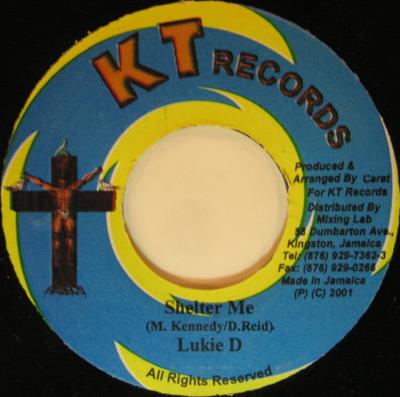 7inch Record LUKIE D / MOZAM - Shelter Me / Reggae For Sure NONE KT Records 2001 Jamaica Reggae, Ska & Dub Used