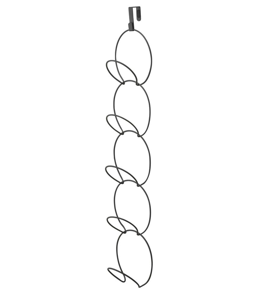 Yamazaki Joint Hanger with W14 X D15 X Hat Multiple Door 6243 Rings, Black, Approx. H86cm, Hanger, Storage, Hook,