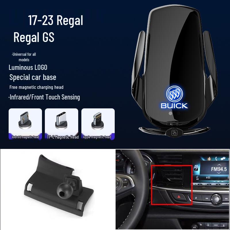 Magnetyczny Bezprzewodowy Szybki Ładowarka Uchwyt na Telefon Samochodowy do Buick GL8/Excelle/Regal/Verano/Envision