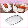 Premium Edelstahl Truthahnplatte mit modernem quadratischem Design zum Braten und Grillen