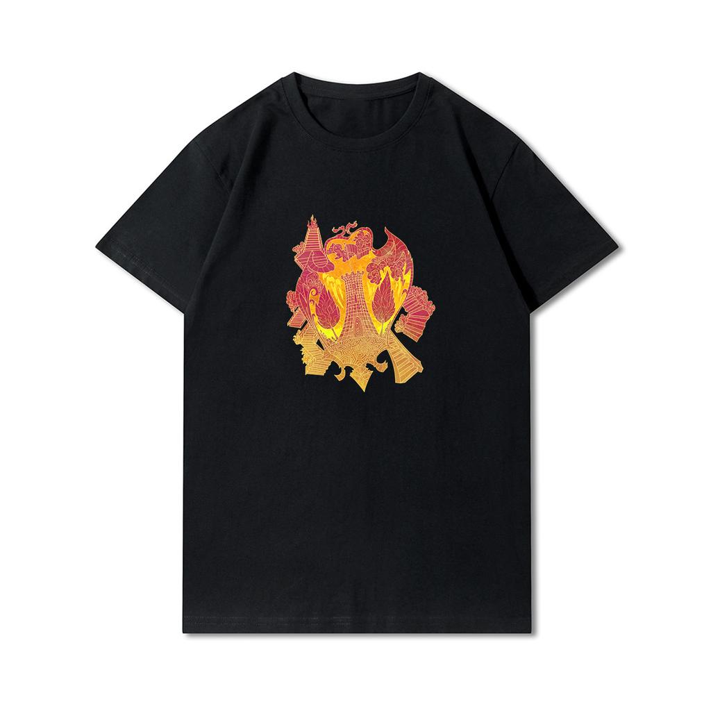 Anime 100 Muster Sommer Übergröße T-Shirts für Männer Buchstaben Bedruckt Lässige Kurzarm Oberteile 100% Baumwolle O Hals T-Shirts