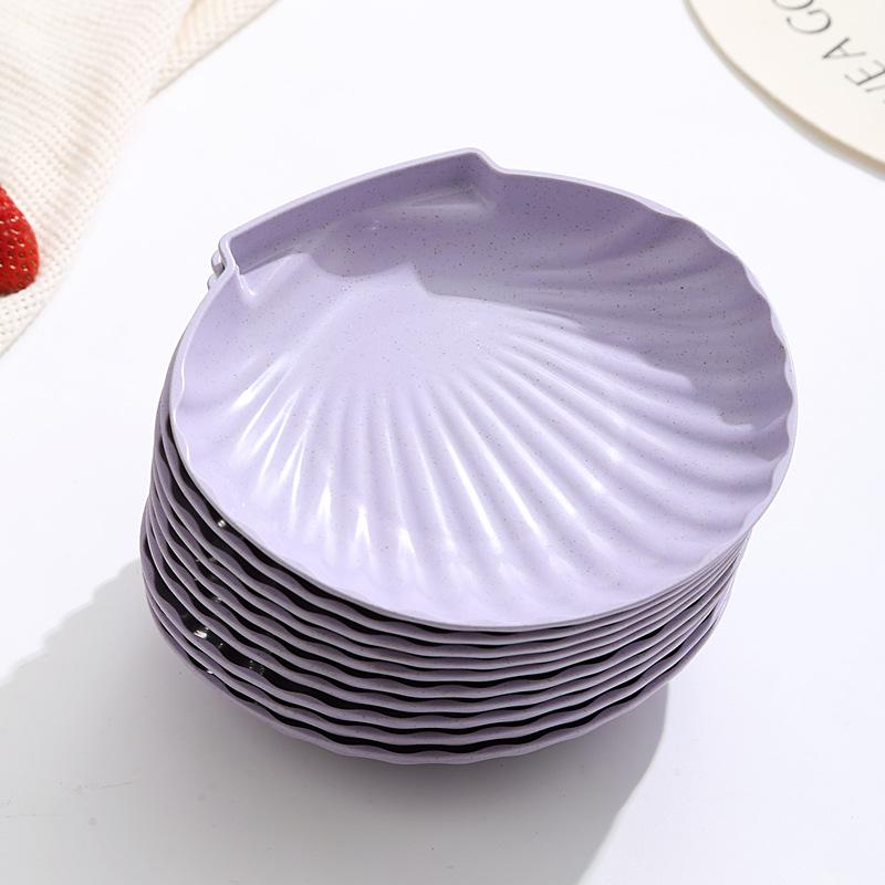 

Eco-friendly Wheat Straw Fruit & Snack Plate Set - Versatile for Cake, Dessert, and Dried Fruits