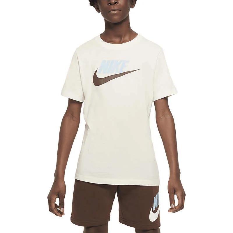 Nike Kids T Shirts Crew Neck Moderate (Unisex) T-Shirts AR5252 113