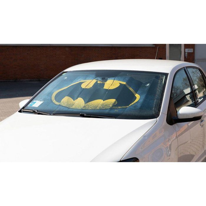 Pare-soleil avant - TATAWAY - Batman - 130 x 70 cm - Protection UV - Matériau réfléchissant