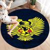 Club America Round Area Rug,Carpet Rug for Living Room Bedroom Sofa Playroom Decor,Non-slip Floor Mat