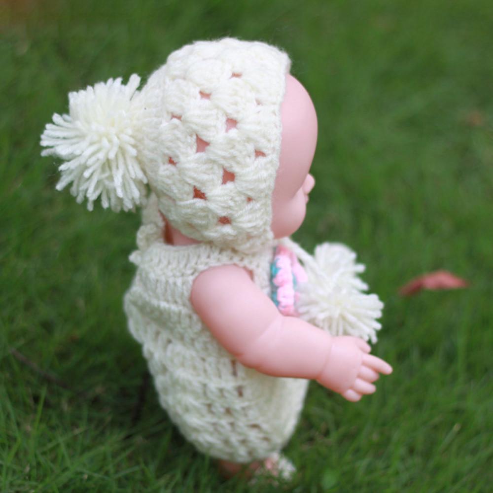 Подарок на день рождения Эмулированные мягкие детские игрушки-куклы Reborn Baby белый