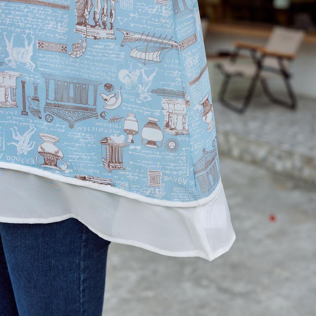 DIMANAF 2024 Sommer Übergröße Damen Vinatge Design Blumendruck Elegante Oberteile Lockere Hosen Weiblich Sommer Gelb