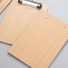 A4 Size Wooden Clipboard Clip Board Office School Stationery with Hanging Hole