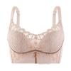 Lace Sexy Silk Underwear Women's Small Breasts Gather AB Cup Side Closed Breast No Steel Ring Adjustment Type Cover Upper Support Bra