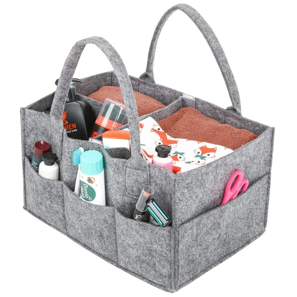 Children's Felt Diaper Storage Bag Baby Misllaneous Toys Diapers Large Capacity Felt Diaper Bag