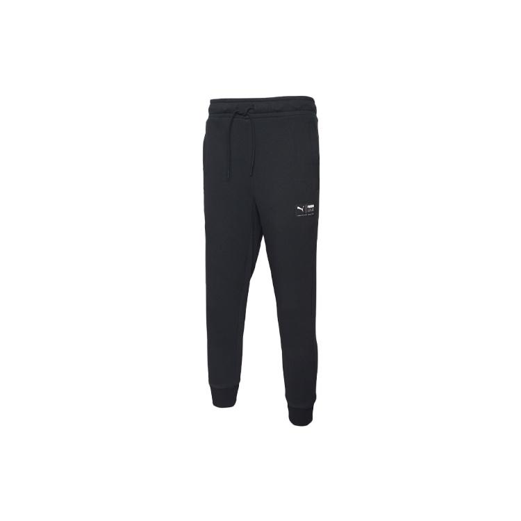 PUMA Downtown Logo Pants  Black  Men s 577605-01 M