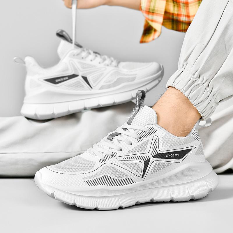 Couple super soft ultra-light shock-absorbing wear-resistant breathable shoes men's and women's running shoes sports shoes