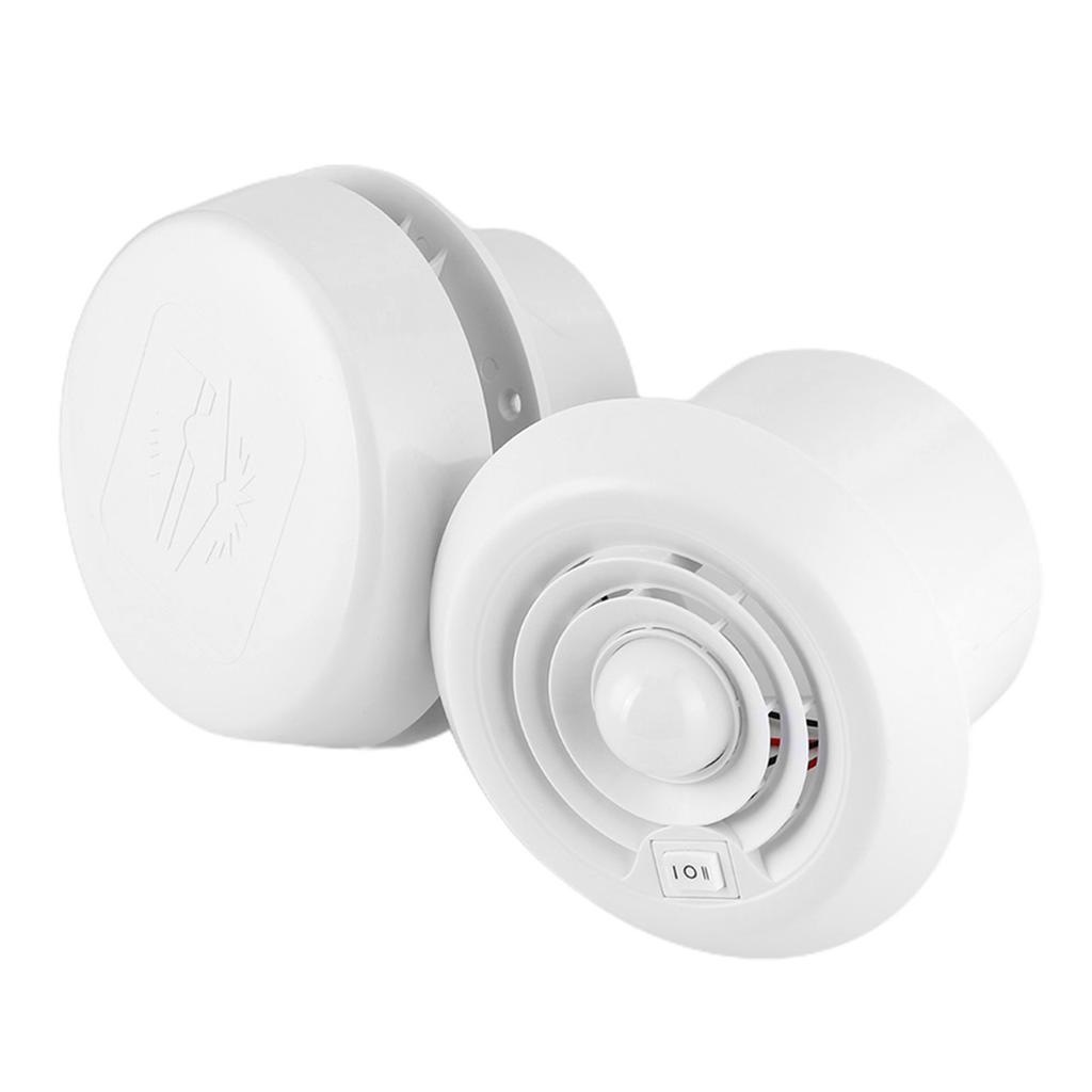 12V Roof Fan 4000R/min LED Air Ceiling Ventilation Grille Round for Campers Motorhome Travel Trailer Van RV Roof Air Vent RV Fan