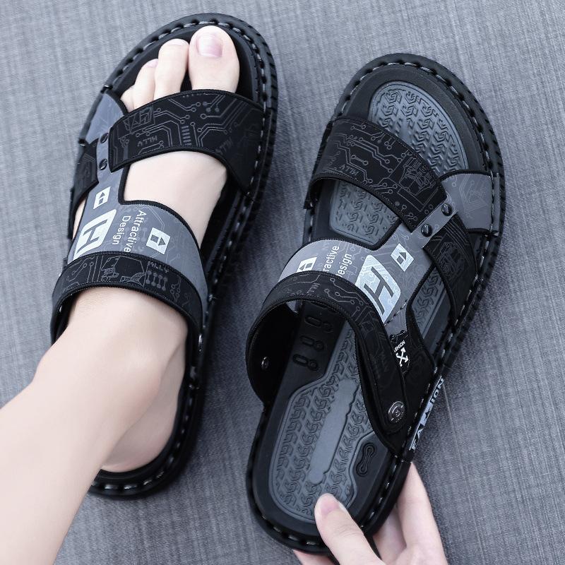 Perennial popular sandals men s summer wear non-slip and lightweight dual-purpose wading driving casual beach sandals men 39