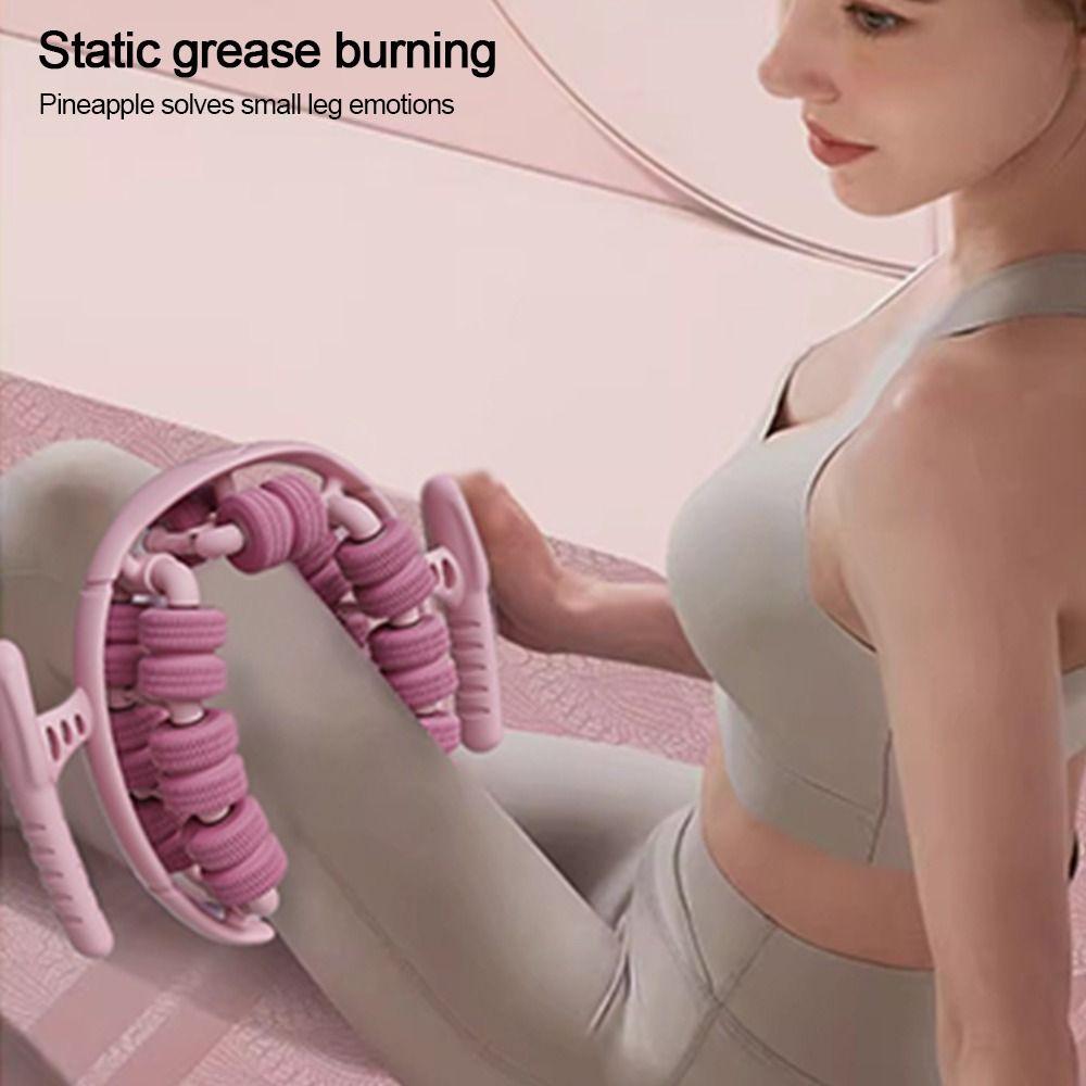 Massage Roller Annular Leg Clamp Solid Color Relaxing Tool Newest Leg Massager Yoga