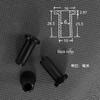 Nylon Wear-Resistant Insulating Step Washer Bolt Liner - Male-Female Screw Bushing