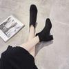 Fashion Ankle Boots for Women Zip Chunky Heel Soft Plus Big Size Booties Sale On Promotion Goth Large Warm Autumn Hot Woman Short Shoes