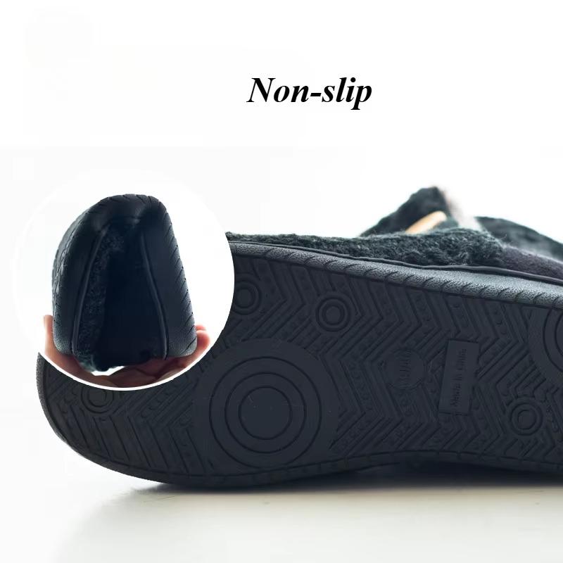 Warm Winter Booties for Women Men Slipper Booties Plush Indoor Outdoor