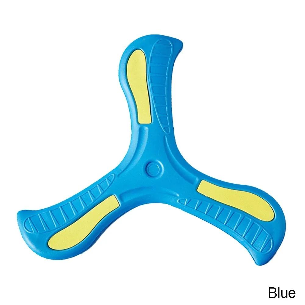 1Pc Summer Outdoor Fun Toys for Ages 3-10 Kids Three-leaf Cross Safe Soft EVA Foam Boomerang Beach Decompression Gift for Childs