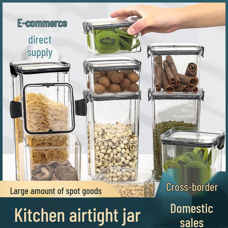 Tianlian Airtight Storage Jars for Grains, Snacks, and Dried Fruits