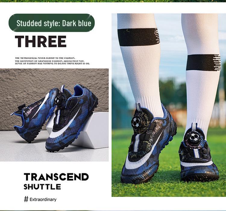 Breathable Mesh Kids Football Shoes for Boys and Girls - Perfect for School Competition and Training
