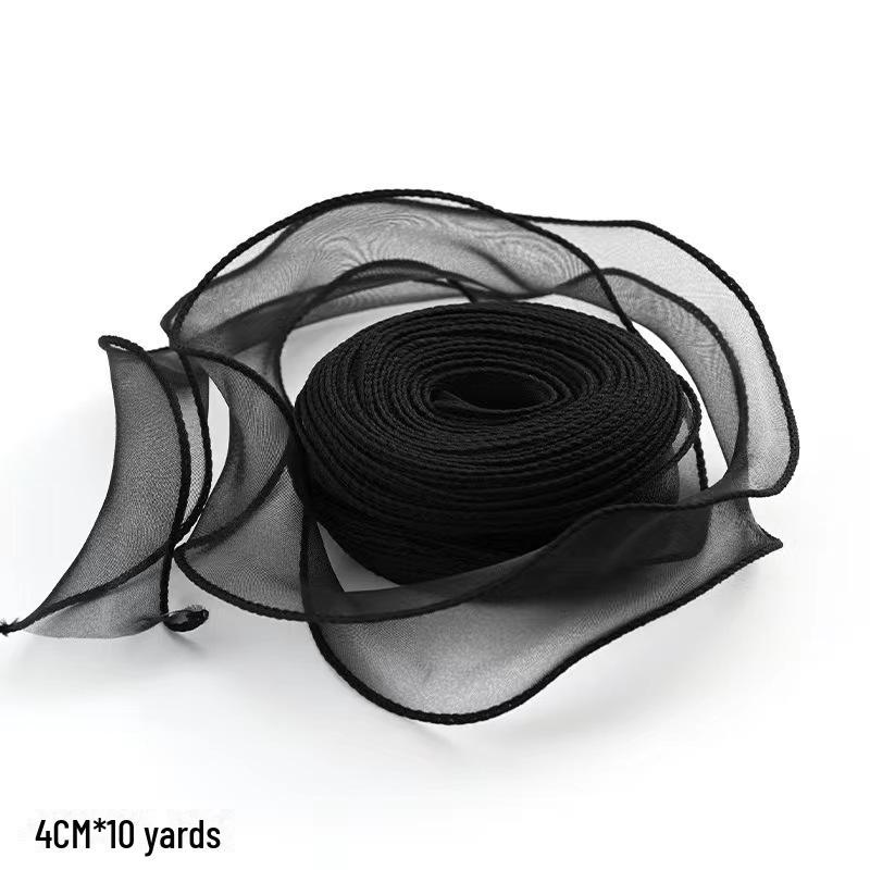 Panglică din organza coadă de pește pentru decorarea cutiei de tort DIY